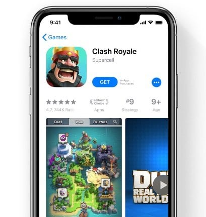 Apple App store Subtitle keyword for Clash Royale