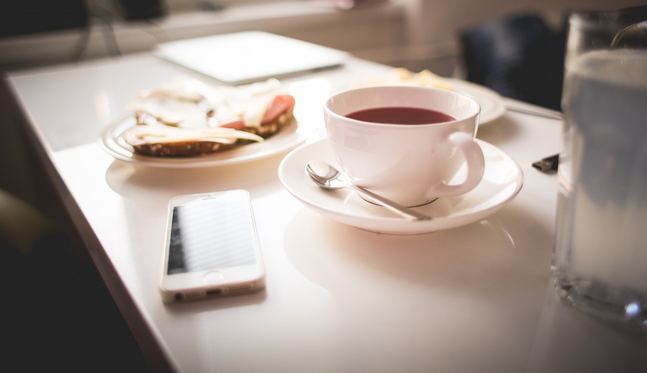 iphone coffee tea