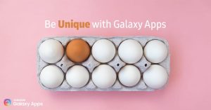 mobile ad example - Samsung Galaxy