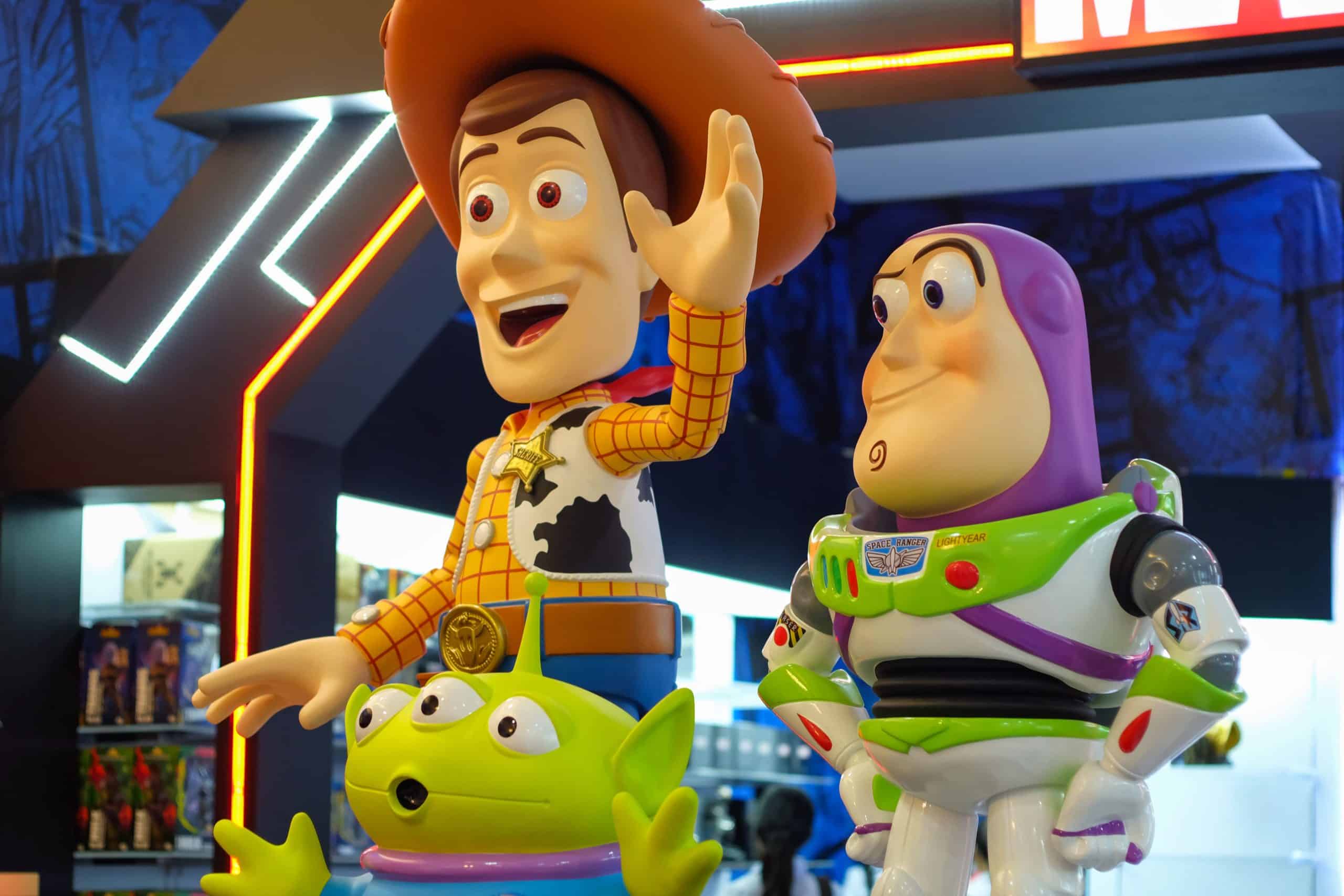 CGI animated Toy Story characters
