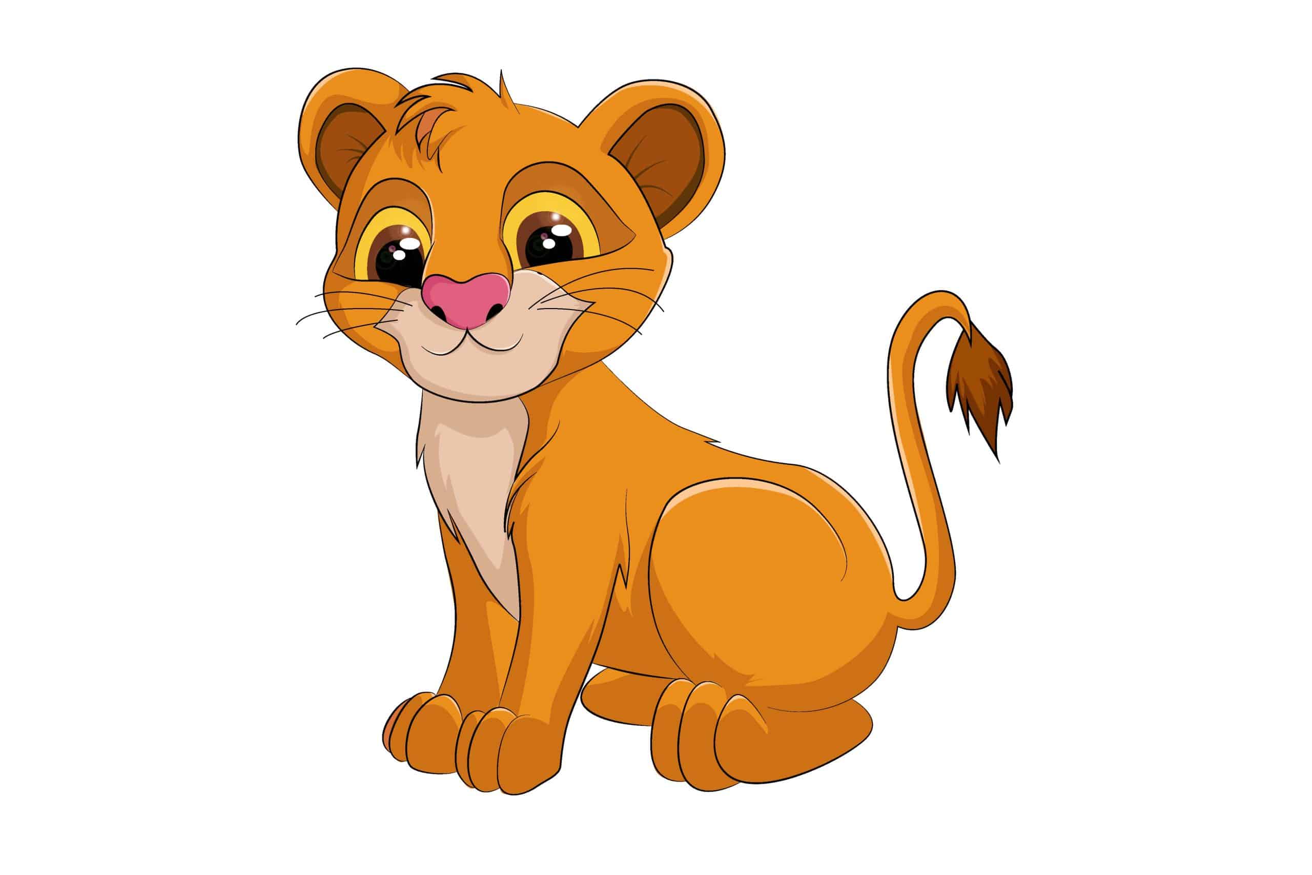 animated Simba from The Lion King