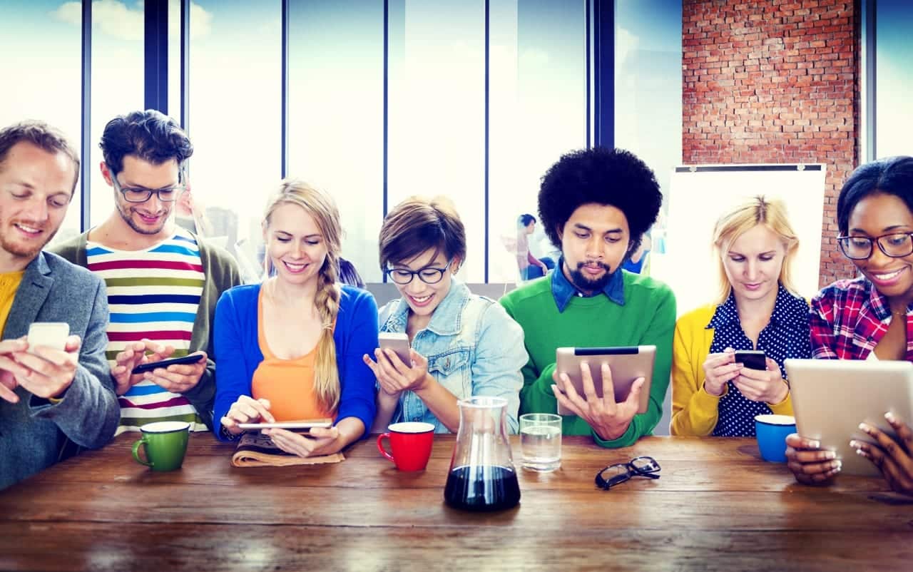 friends and mobile