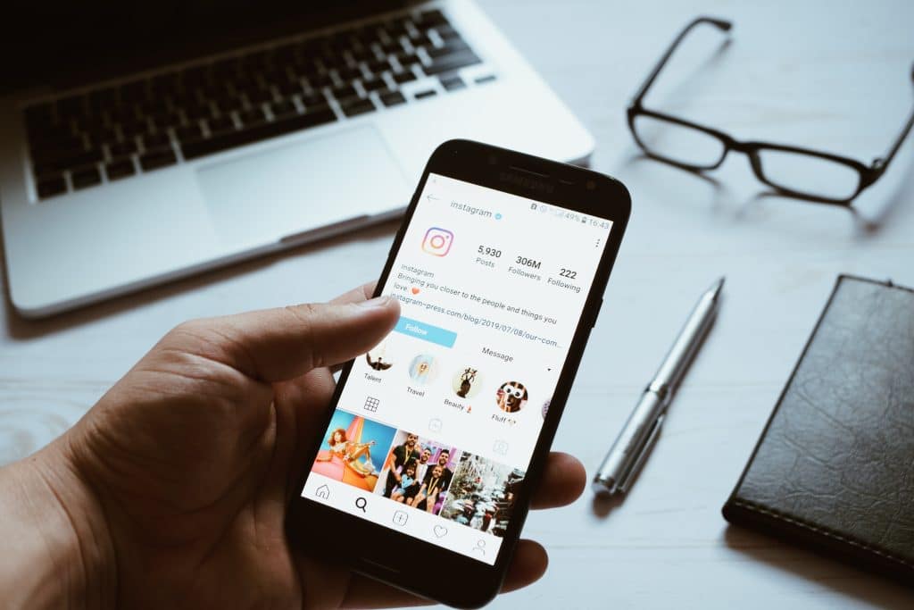 Instagram bio and profile