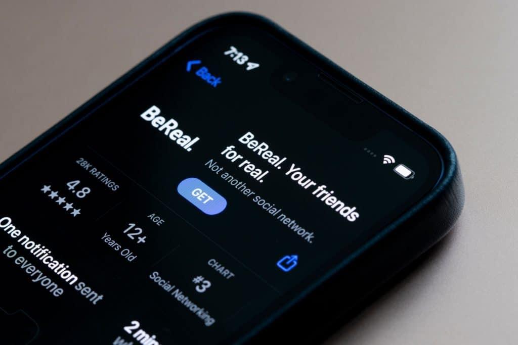 BeReal mobile app