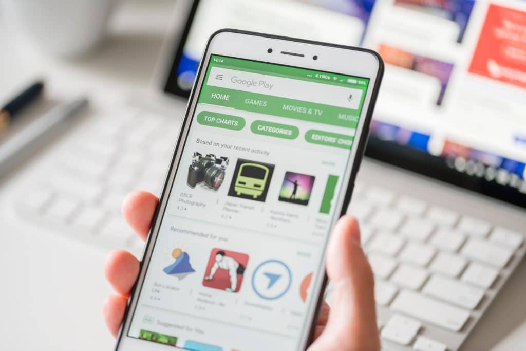 Google Play Store on Mobile
