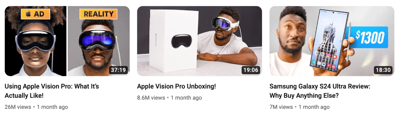 MKBHD on YouTube